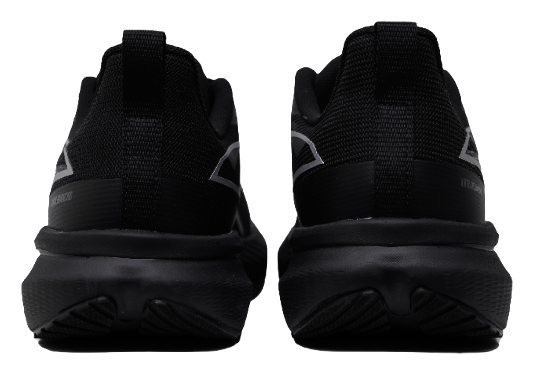 Anta Abrasion Resistant Breathable Low top Casual Running Shoes Men's Basic Black Metal Titanium 