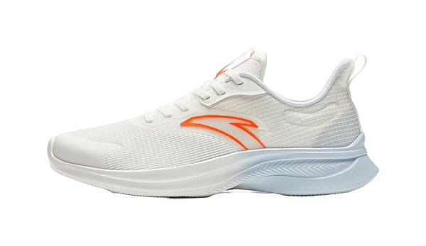 Anta Abrasion Resistant Low top Casual Running Shoes Men's White Blue Orange 