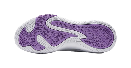 Anta Airspace 4 Slip Resistant Abrasion Resistant Low top Basketball Shoes Mens White Purple 