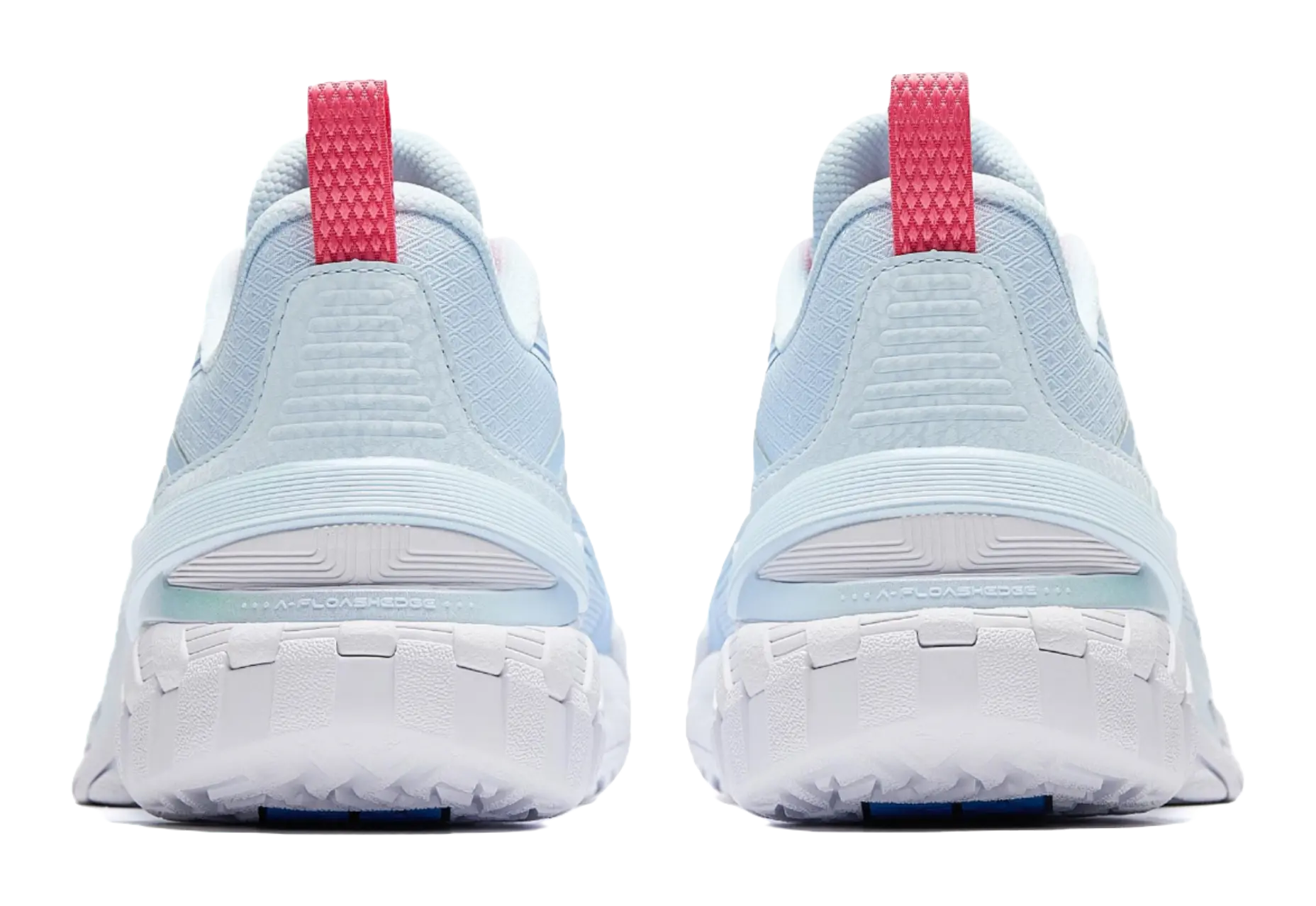 Anta Airspace 6 Cushioning Slip Resistant Anti Rollover Low top Basketball Shoes Mens Blue Pink  vjsneaker.com