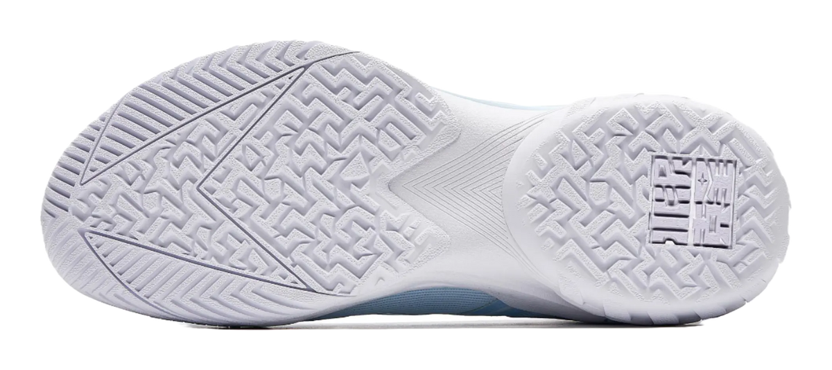 Anta Airspace 6 Cushioning Slip Resistant Anti Rollover Low top Basketball Shoes Mens Blue Pink  vjsneaker.com