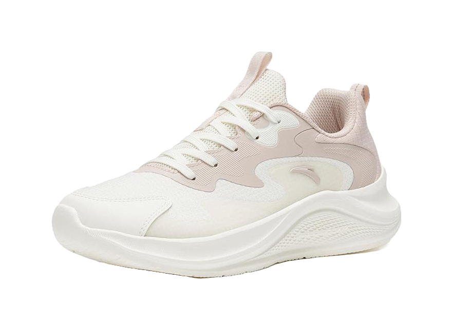 Anta Anti Slip Wear Resistant Low Top Running Shoes Women's Lotus Gray 