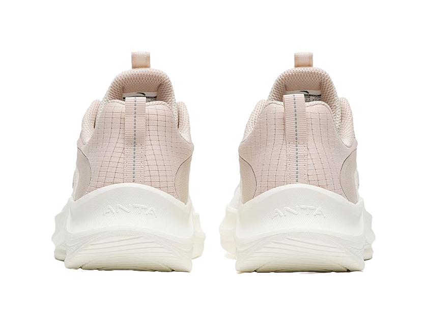 Anta Anti Slip Wear Resistant Low Top Running Shoes Women's Lotus Gray 