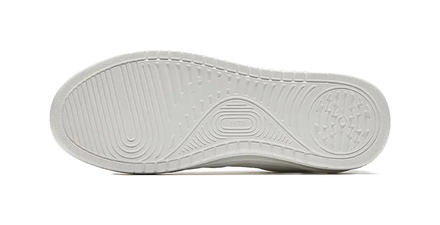 Anta Anti Slip Wear Resistant Low Top Skateboard Shoes Women's Papyrus White 