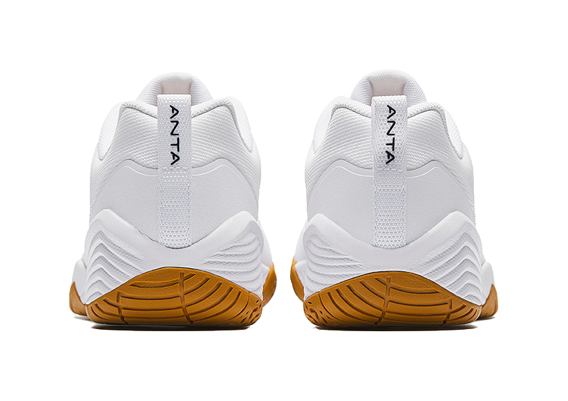 Anta Aurora Cushioning Support Abrasion Resistant Lightweight Slip Resistant Low Top Training Shoes Men's White Black 