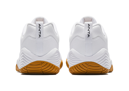 Anta Aurora Cushioning Support Abrasion Resistant Lightweight Slip Resistant Low Top Training Shoes Men's White Black 