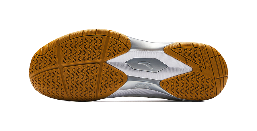 Anta Aurora Cushioning Support Abrasion Resistant Lightweight Slip Resistant Low Top Training Shoes Men's White Black 