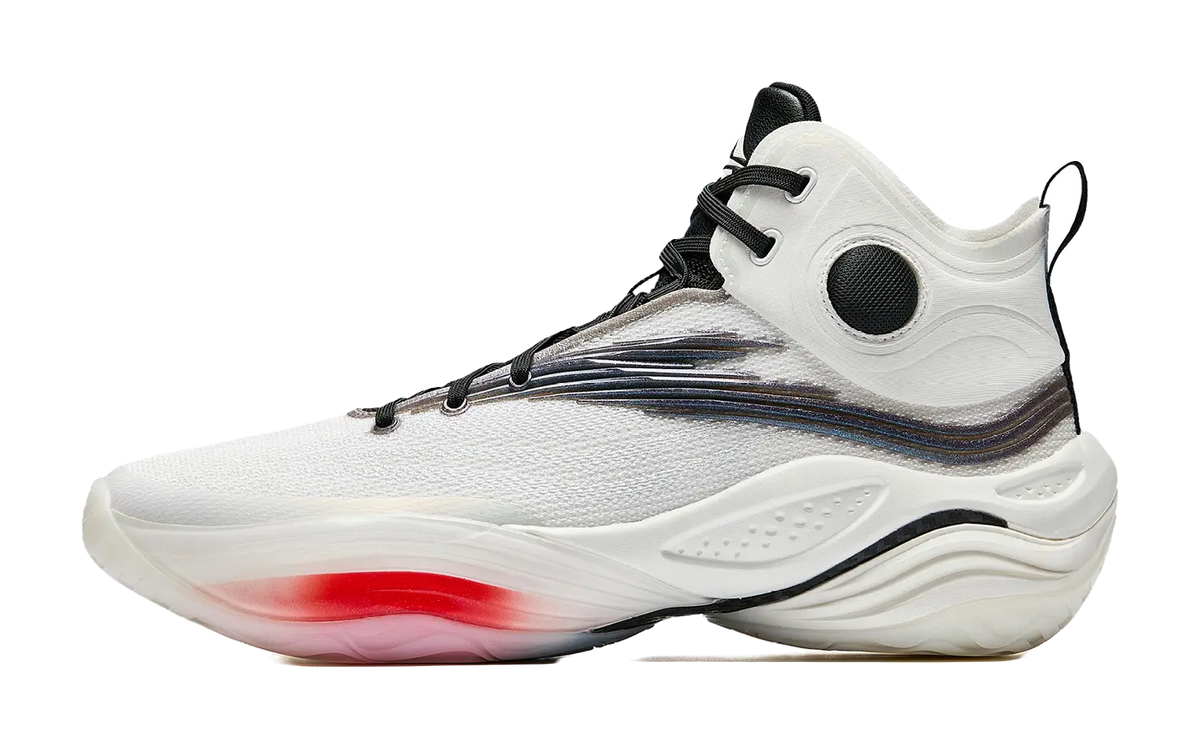 Anta Basketball Shoes Mens Papyrus White/Basic Black  vjsneaker.com