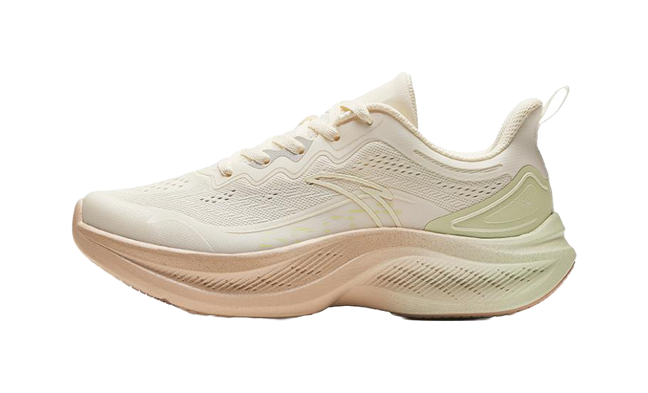 Anta Breathable And Lightweight Low top Running Shoes Women's White Pink 