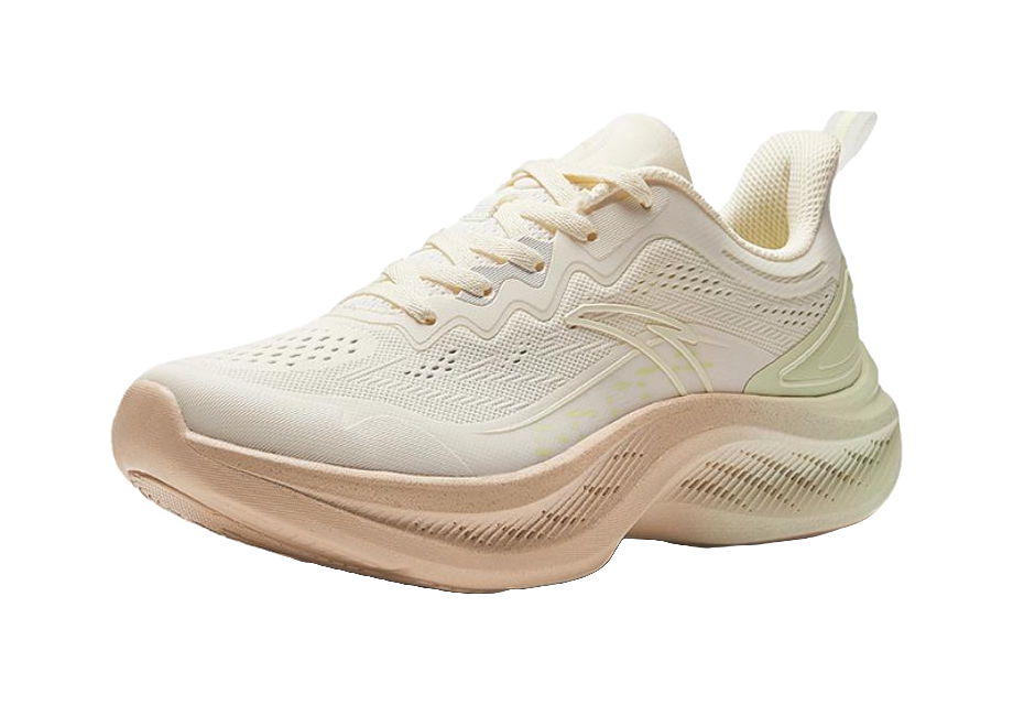 Anta Breathable And Lightweight Low top Running Shoes Women's White Pink 