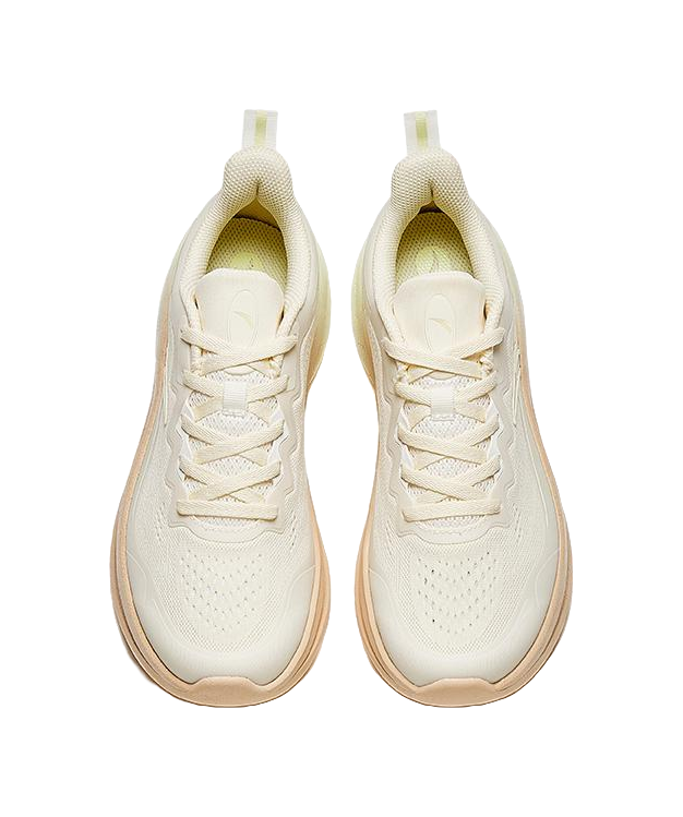 Anta Breathable And Lightweight Low top Running Shoes Women's White Pink 