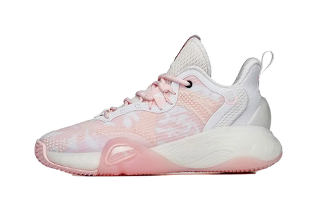 Anta Bubble Bomb - Basketball Shoes Women Pink White  vjsneaker.com