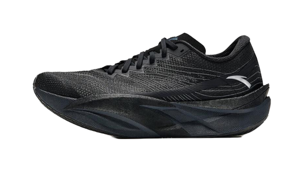 Anta C202 6.0 Anti Slip Wear Resistant Low Top Carbon Plate Running Shoes Men's Black 