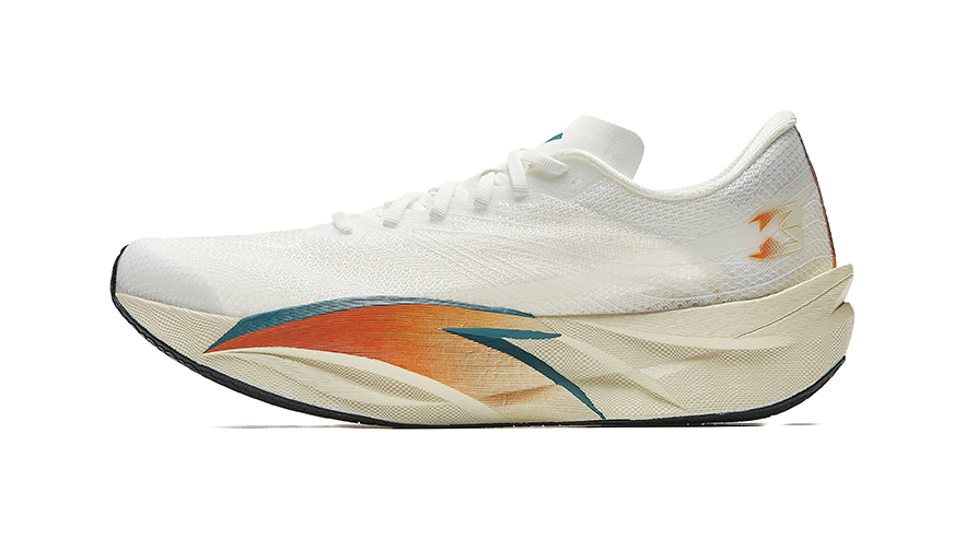 Anta C202 6.0 Anti Slip Wear Resistant Low Top Racing Running Shoes Men's White Green 