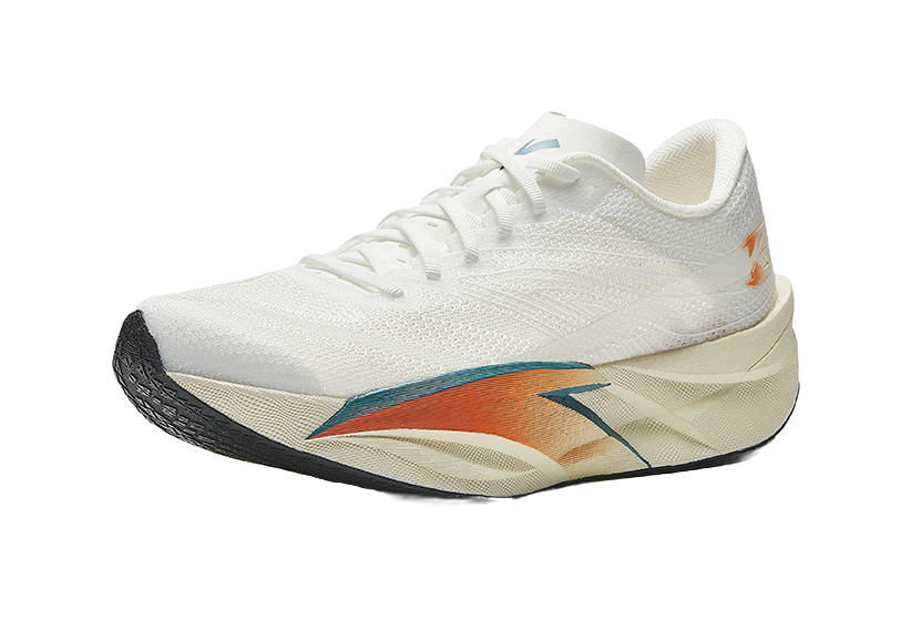 Anta C202 6.0 Anti Slip Wear Resistant Low Top Racing Running Shoes Men's White Green 