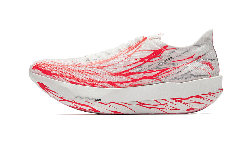 Anta C202 G9 Low Top Running Shoes Men's White Red 