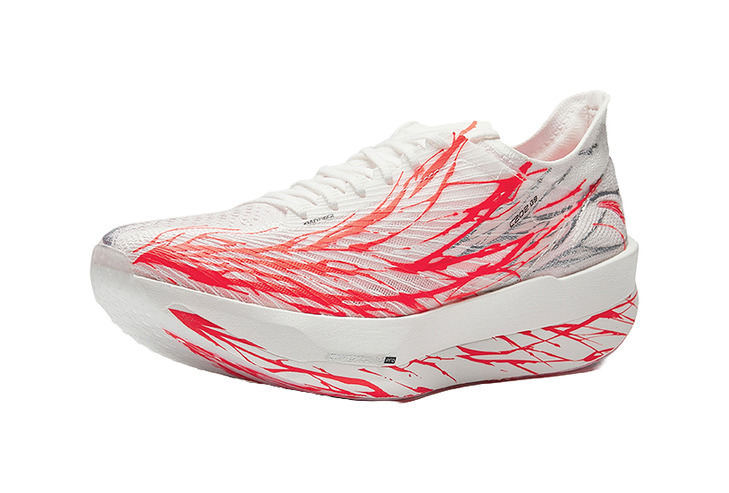 Anta C202 G9 Low Top Running Shoes Men's White Red 