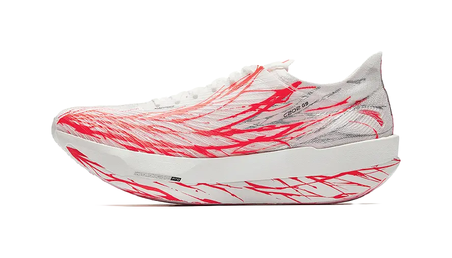 Anta C202 G9 Low top Nitrogen Technology Running Shoes Mens White Red  vjsneaker.com