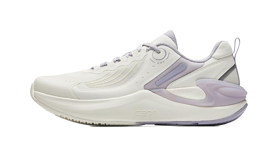 Anta C37+ Shock Absorbers Rebound Low top Running Shoes Women's White Purple 
