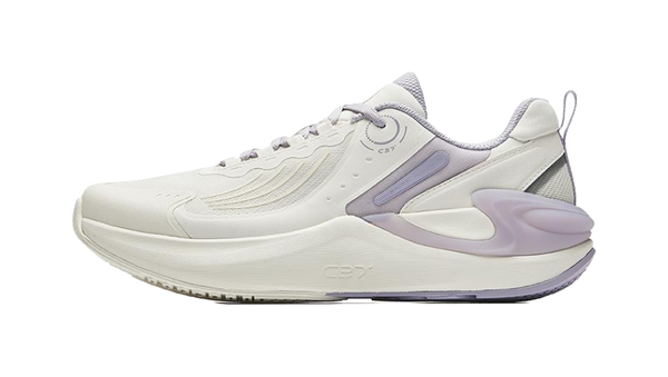 Anta C37+ Shock Absorbers Rebound Low top Running Shoes Women's White Purple 