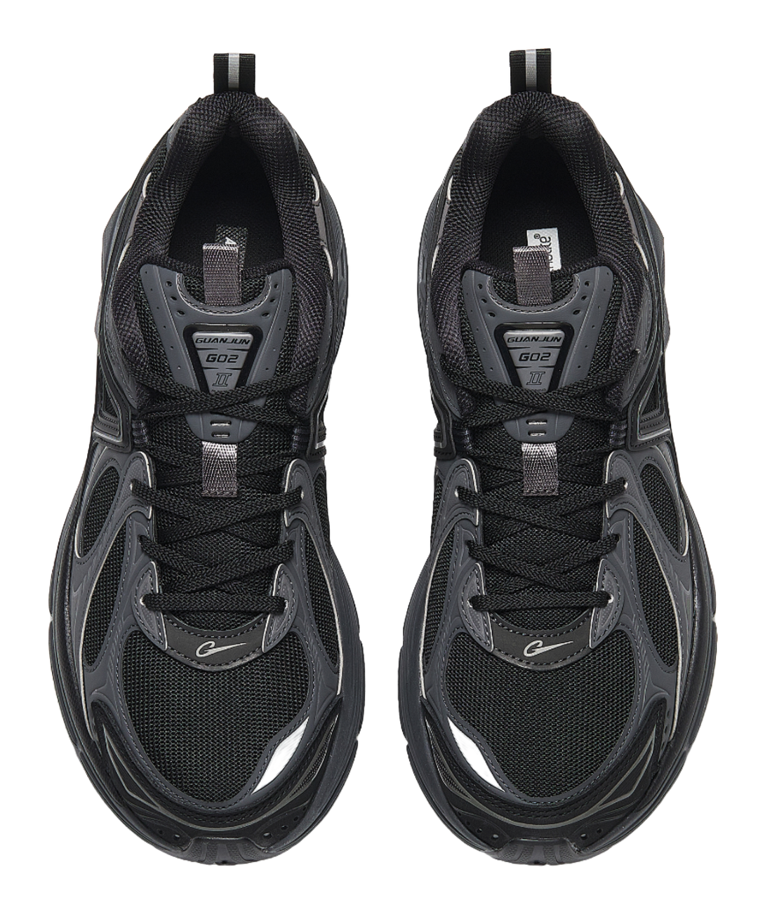 Anta Champion G02.2 Slip Resistant, Abrasion Resistant, Breathable Low top Casual Shoes Men's Black Gray 