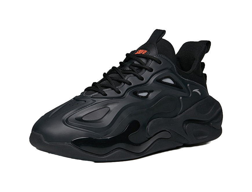 Anta Chao Worship 2.0 Shock Absorbers Slip Resistant Abrasion Resistant Low top Sports Casual Shoes Men's Black Gray 