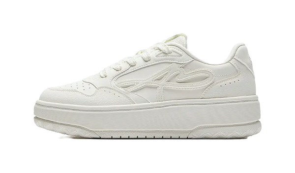 Anta Clear Breeze Slip Resistant Abrasion Resistant Low top Skateboard Shoes Women's Ivory White 