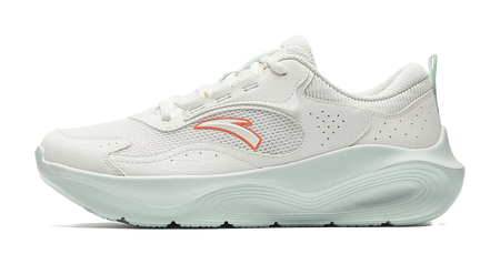 Anta Comprehensive Training Shoes Low top Training Shoes Womens Ivory White/Oxygen Green 