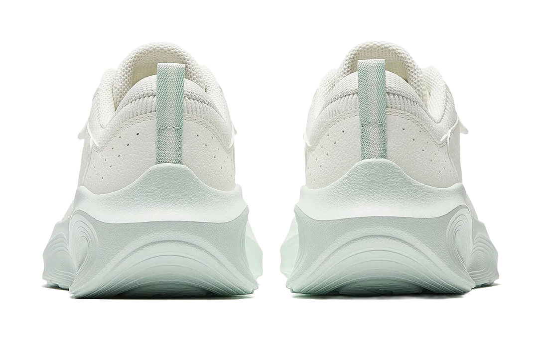 Anta Comprehensive Training Shoes Low top Training Shoes Womens Ivory White/Oxygen Green 