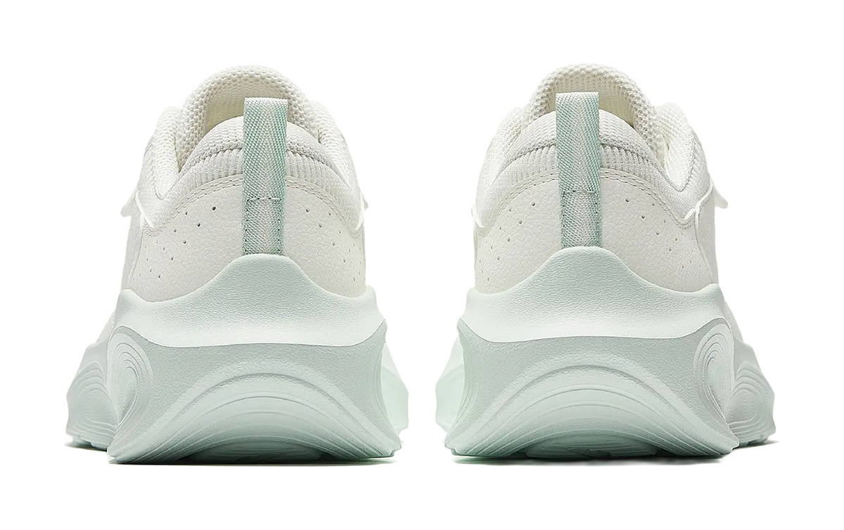 Anta Comprehensive Training Shoes Low top Training Shoes Womens Ivory White/Oxygen Green 