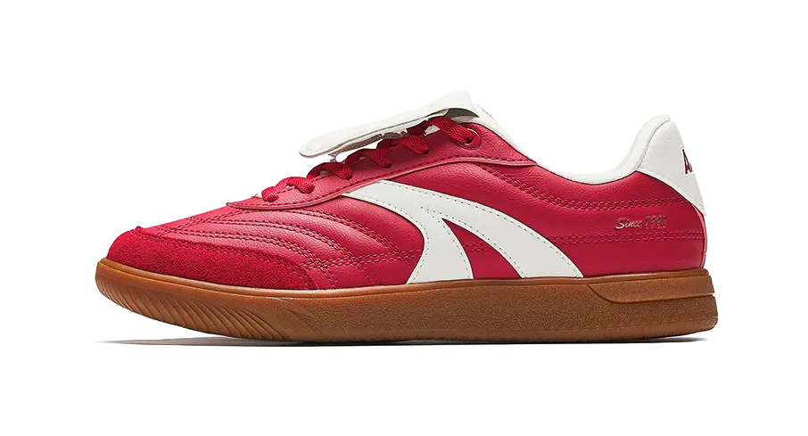 Anta Cushioning Abrasion Resistant Lightweight Slip Resistant Low top Skateboard Shoes Women's Red 