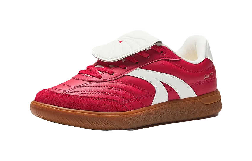 Anta Cushioning Abrasion Resistant Lightweight Slip Resistant Low top Skateboard Shoes Women's Red 