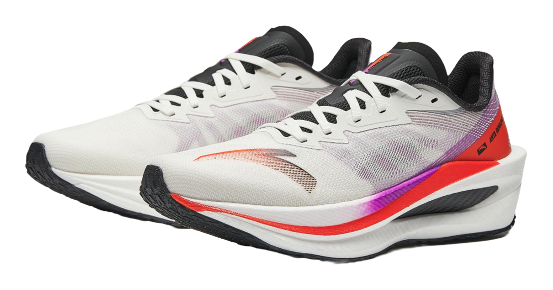 Anta Cushioning Anti-Slip And Wear-Resistant Low-Top Training Running Shoes Men's Light Year White 