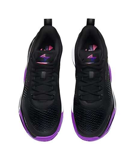 Anta Cushioning Slip Resistant Mid Top Nitrogen Technology Basketball Shoes Mens Black  vjsneaker.com