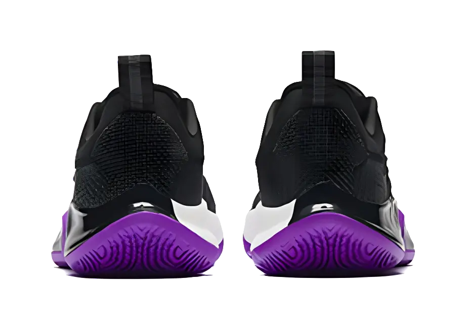 Anta Cushioning Slip Resistant Mid Top Nitrogen Technology Basketball Shoes Mens Black  vjsneaker.com