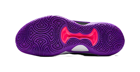 Anta Cushioning Slip Resistant Mid Top Nitrogen Technology Basketball Shoes Mens Black  vjsneaker.com