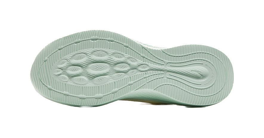 Anta Cushioning, Abrasion Resistant, Breathable, Lightweight Low top Running Shoes Women's Beige Green 
