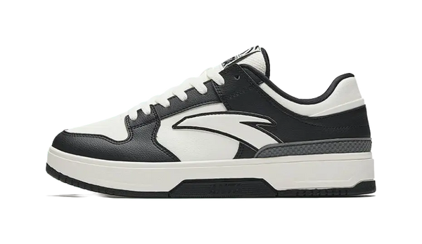 Anta Cushioning, Abrasion Resistant, Height Increasing Low top Skateboard Shoes Men's White Black 