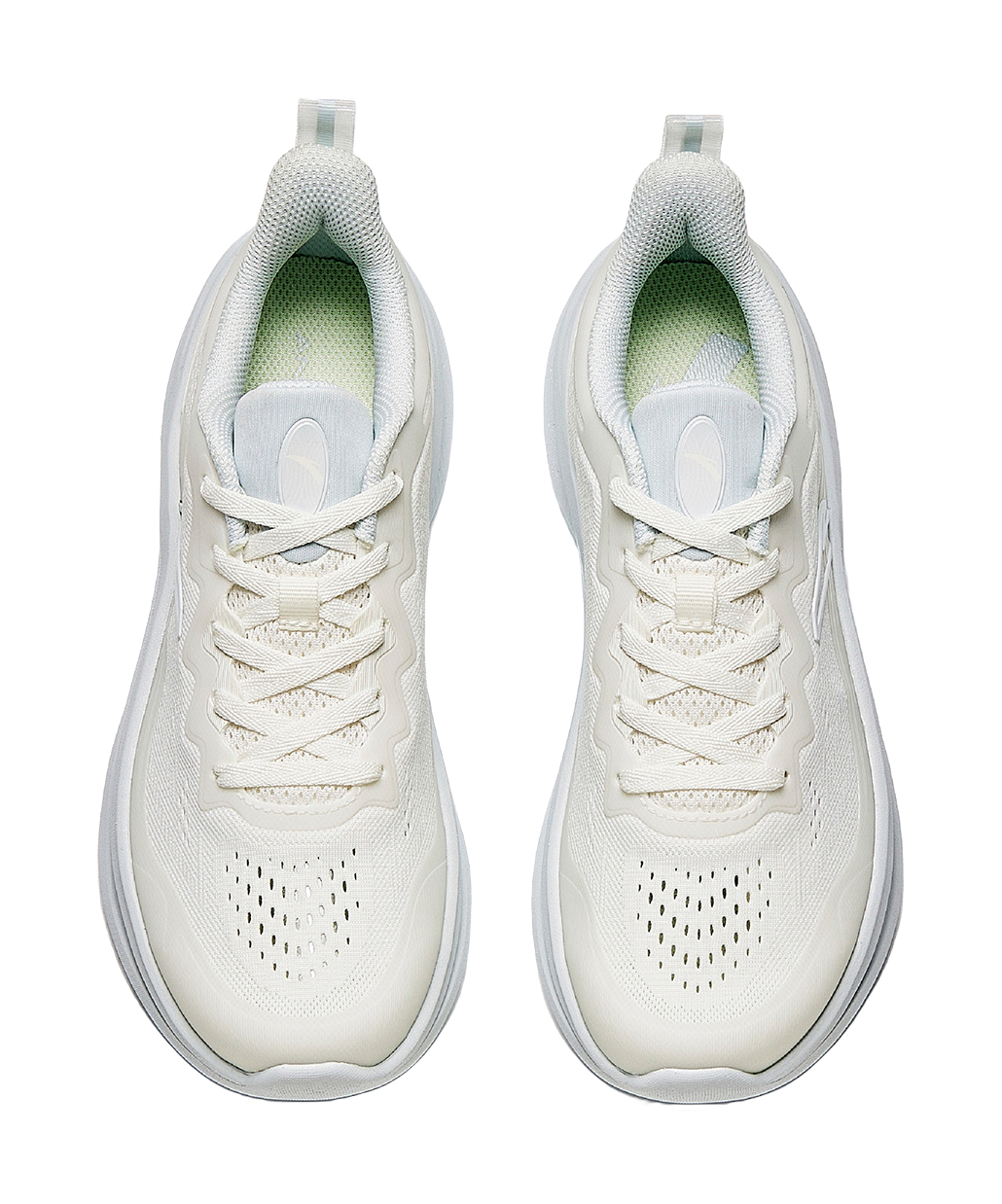 Anta Cushioning, Breathable, Lightweight, Height Increasing Low top Casual Training Running Shoes Women's White Gray 