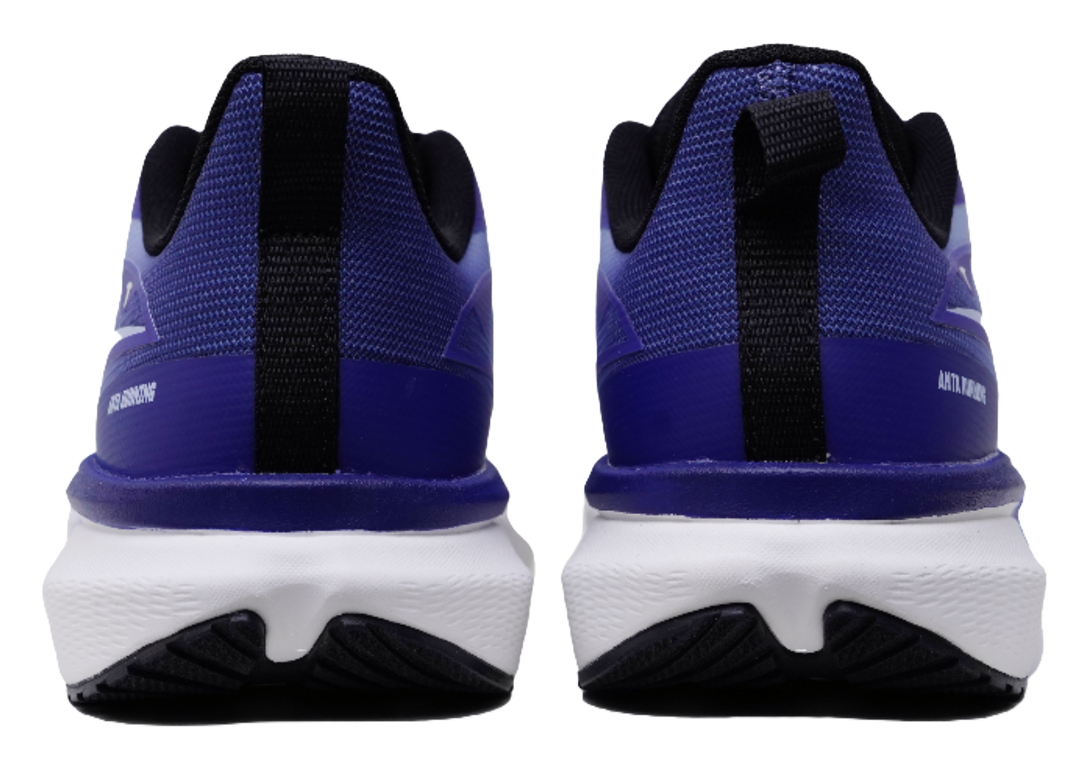 Anta Cushioning, Wear Resistant Low top Casual Running Shoes Men's Papyrus White Dust Blue Signal Blue 