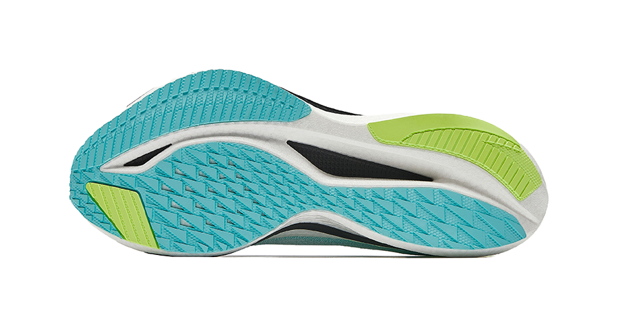 Anta Cushioning, Wear Resistant Low top Casual Running Shoes Men's White Blue Green 