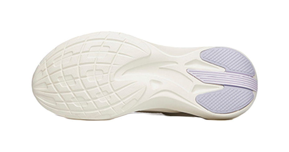 Anta DuCi1 Cushioned Slip Resistant Abrasion Resistant Low Top A shock Casual Running Shoes Women's White Purple Gray 