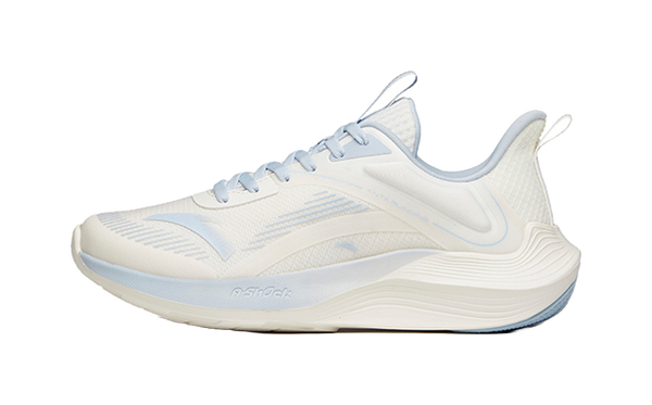 Anta DuCi1 Cushioning Anti-Slip And Wear-Resistant Low-Top Running Shoes Women's White Blue 