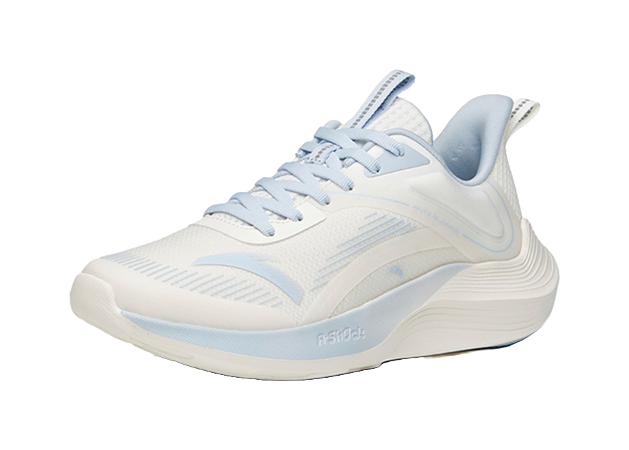 Anta DuCi1 Cushioning Anti-Slip And Wear-Resistant Low-Top Running Shoes Women's White Blue 