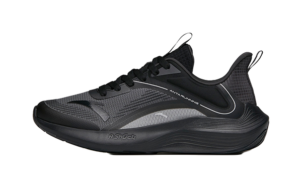 Anta DuCi1 Slip Resistant, Abrasion Resistant, Breathable Low top Sprint Running Shoes Men's Gray Black 