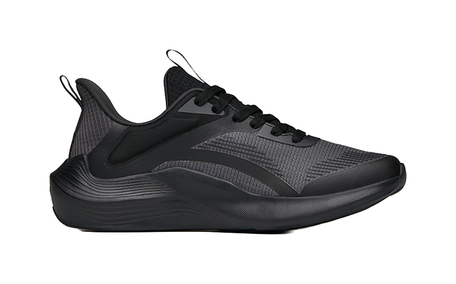 Anta DuCi1 Slip Resistant, Abrasion Resistant, Breathable Low top Sprint Running Shoes Men's Gray Black 