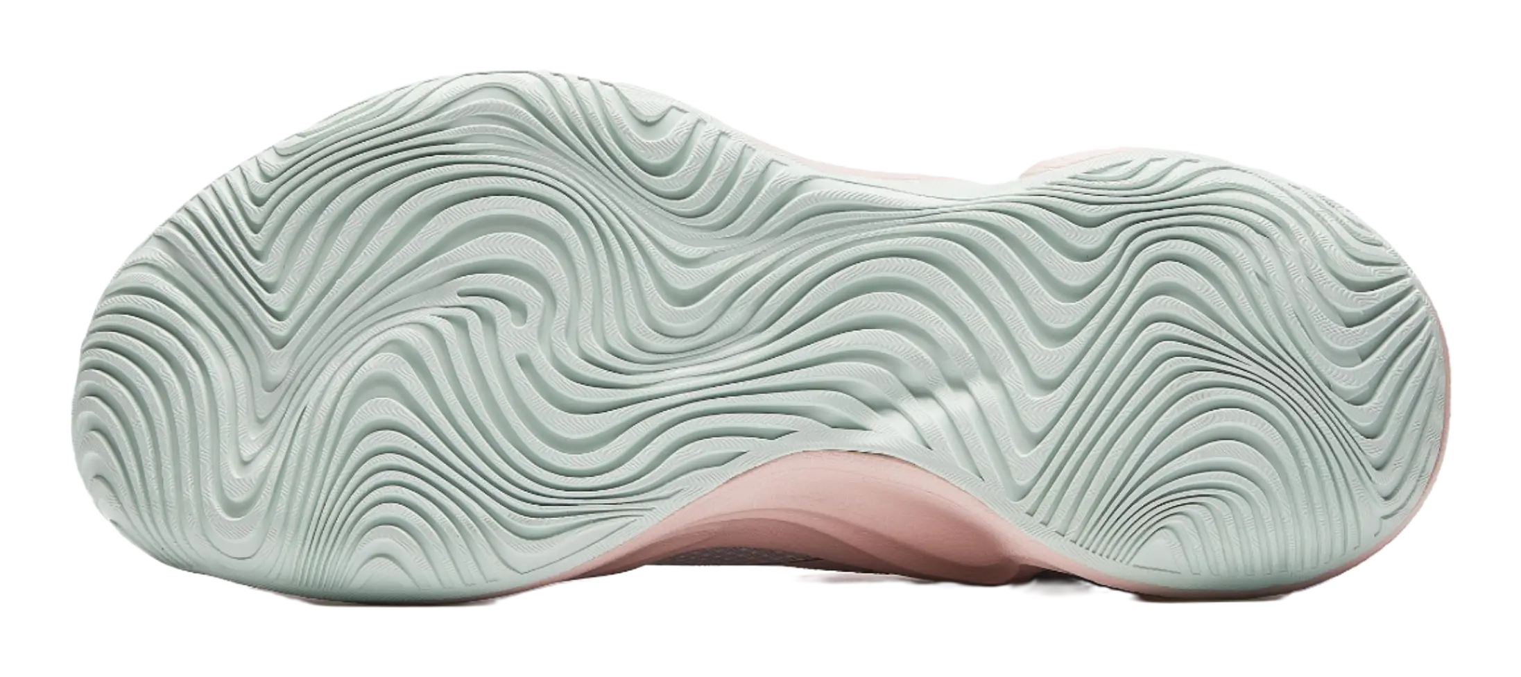 Anta Heat Wave Slip Resistant Abrasion Resistant Low top Basketball Shoes Mens Pink Blue 