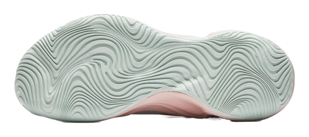 Anta Heat Wave Slip Resistant Abrasion Resistant Low top Basketball Shoes Mens Pink Blue 