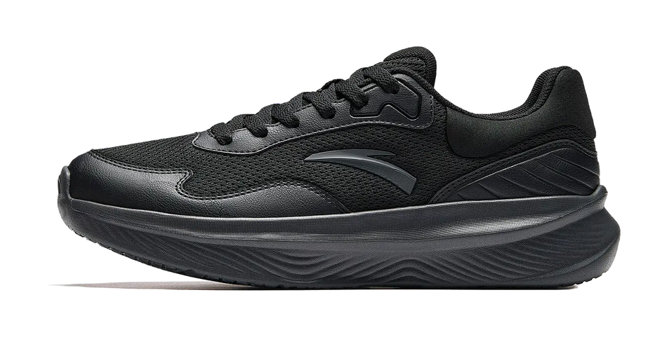 Anta Heavenly Low top Training Athletic Shoes Unisex Basic Black  vjsneaker.com