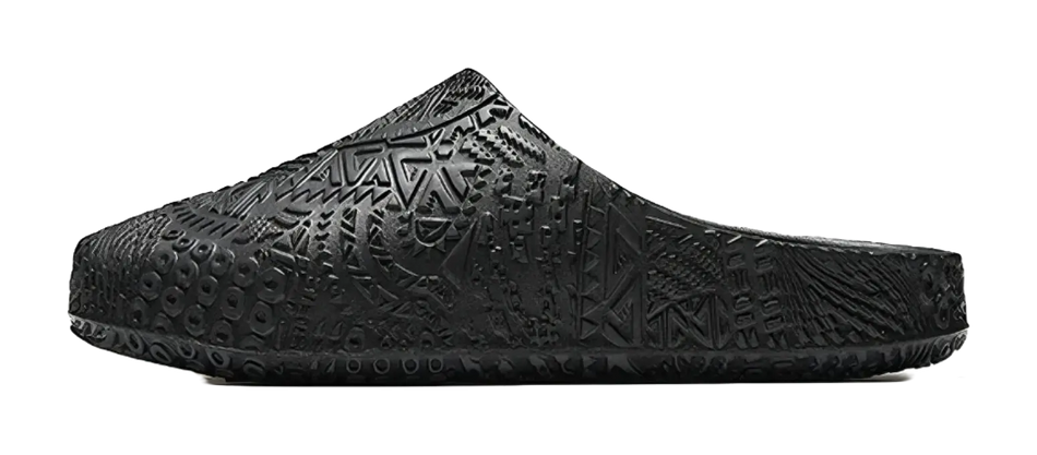 Anta Hela Odor Resistant, Abrasion Resistant Closed Toe Slippers Mens Black  VJSNEAKER